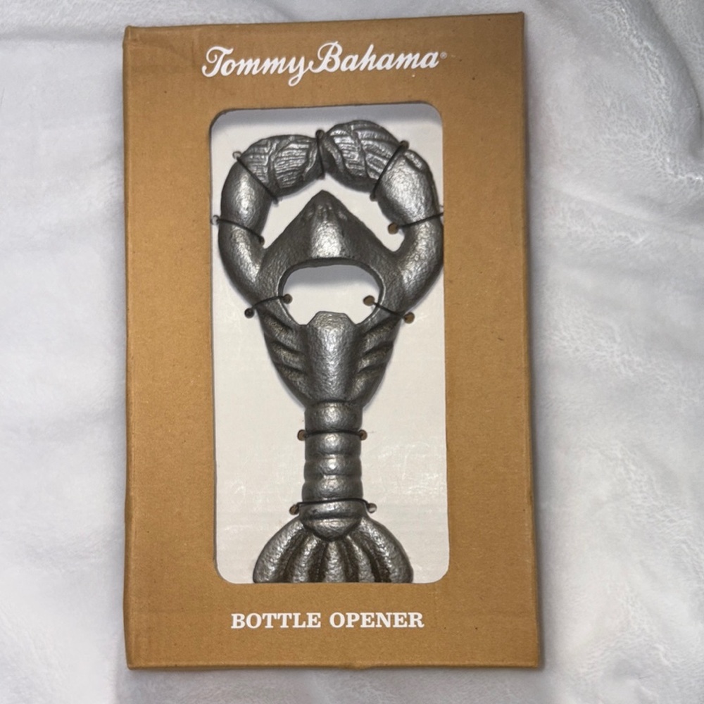 Tommy Bahama lobster pewter bottle opener